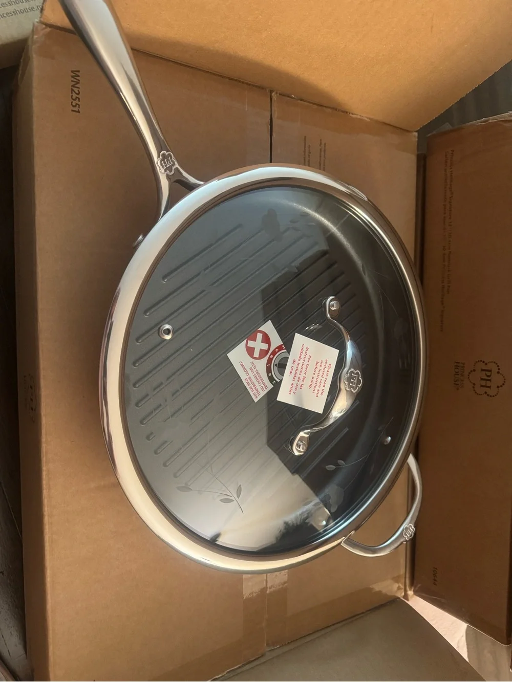 Princess House Nonstick Grill Pan - Black